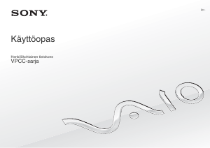 Käyttöohje Sony Vaio VPCCB4C5E Kannettava tietokone