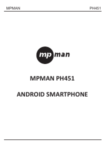 Handleiding Mpman PH451 Mobiele telefoon