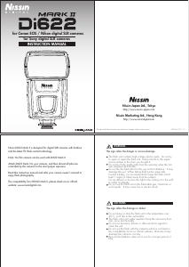 Handleiding Nissin Di622 Mark II (for Canon, Nikon and Sony) Flitser