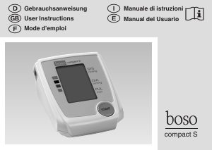 Handleiding Boso Compact S Bloeddrukmeter