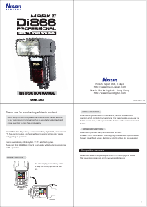 Handleiding Nissin Di866 mark II (for Sony) Flitser