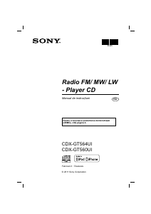 Manual Sony CDX-GT560UI Player auto