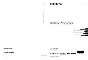 Mode d’emploi Sony VPL-HW15 Projecteur