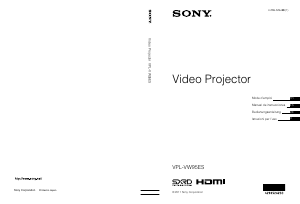 Manuale Sony VPL-VW95ES Proiettore
