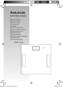 Manuale Taurus Syncro Glass Complet Bilancia