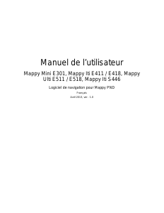 Mode d’emploi Mappy Maxi E611 Système de navigation