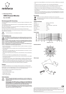 Bedienungsanleitung Renkforce CM518 Mikrofon