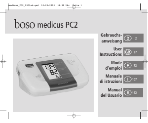 Handleiding Boso Medicus PC2 Bloeddrukmeter