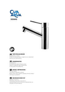 Manual Curaqua 003-849 Faucet