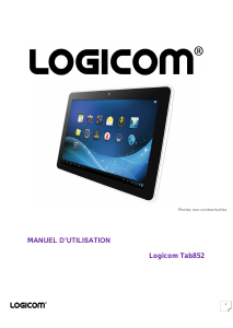 Mode d’emploi Logicom E852GP Tablette