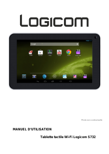 Mode d’emploi Logicom S732 Tablette