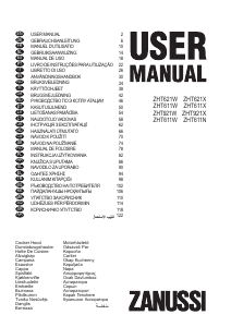 Manuale Zanussi ZHT621X Cappa da cucina