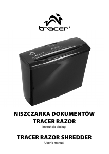 Handleiding Tracer TRX-503 Papiervernietiger
