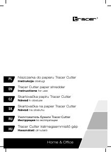 Handleiding Tracer TRX-119 Papiervernietiger