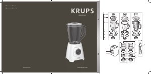 Bedienungsanleitung Krups KB435110 Blendforce+ Standmixer