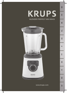 Manual Krups KB403111 Perfect Mix Blender