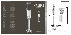Εγχειρίδιο Krups HZ508110 Perfect Mix 9000 Pro+ Μπλέντερ χειρός