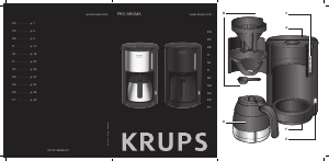 Manual Krups KM305D10 ProAroma Coffee Machine