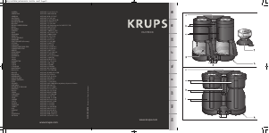 Manual Krups KM850811 Duothek Plus Coffee Machine
