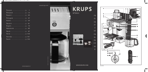 Mode d’emploi Krups XP224010 Machine à expresso