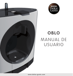 Manual de uso Krups KP110H10 Nescafe Dolce Gusto Oblo Máquina de café espresso