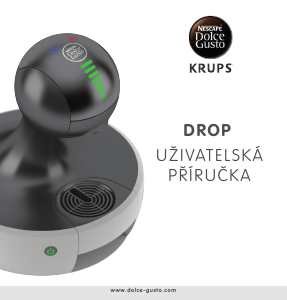 Manuál Krups KP3501CE Nescafe Dolce Gusto Drop Kávovar na espreso