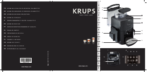 Manuale Krups EA815G10 Macchina per espresso