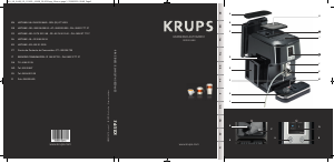 Manuale Krups EA880E10 Macchina per espresso