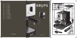 Руководство Krups XP344040 Эспрессо-машина