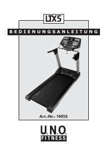 Bedienungsanleitung UNO Fitness LTX5 Laufband