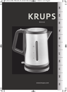 Bruksanvisning Krups BW442D10 Control Line Vattenkokare