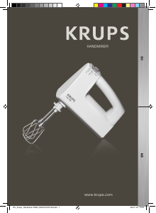 Manual Krups F6081431 3Mix 7000 Hand Mixer