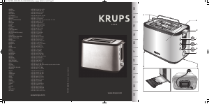 Manual de uso Krups KH442D10 Control Line Tostador