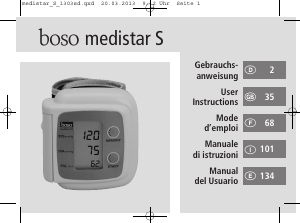 Bedienungsanleitung Boso Medistar S Blutdruckmessgerät
