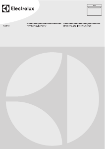 Manual Electrolux FX54T Forno