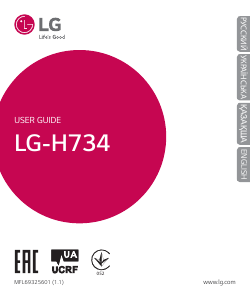 Manual LG H734 Mobile Phone