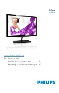 Manual Philips 249C4QSB LED Monitor