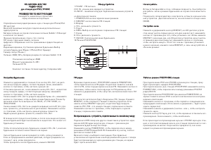 Руководство Rolsen RBM-302i Аудио-докстанция