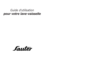 Mode d’emploi Sauter SVI43BF1 Lave-vaisselle