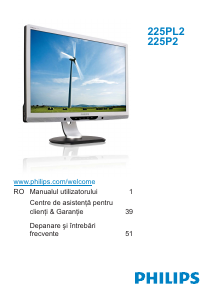 Manual Philips 225P2ES Monitor LCD