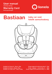 Manual Lionelo Bastiaan Car Seat