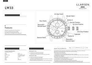 Handleiding Lars Larsen 133CRRS MIKKEL Horloge