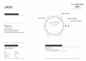 Handleiding Lars Larsen 135SGSM VIGGO Horloge