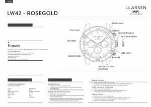 Manual Lars Larsen 142SWRRM FREJA Watch