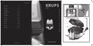 Manuale Krups FDD95D10 Professional Macchina per waffle