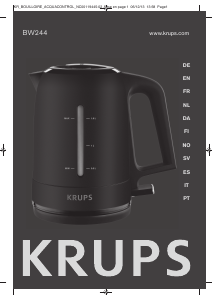 Manual de uso Krups BW244110 ProAroma Hervidor