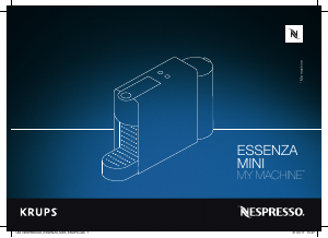 Manual Krups XN110840 Nespresso Essenza Mini Espresso Machine