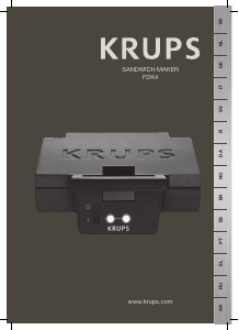 Manual Krups FDK452 Contact Grill
