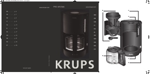 Manual Krups F3090110 ProAroma Coffee Machine