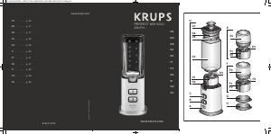 Handleiding Krups KB303110 Perfect Mix 9000 Blender